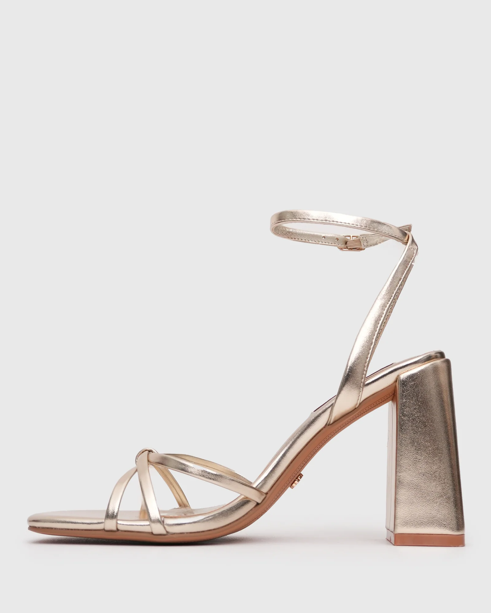 SOLANA Strappy High Block Heel Sandals - Image 3
