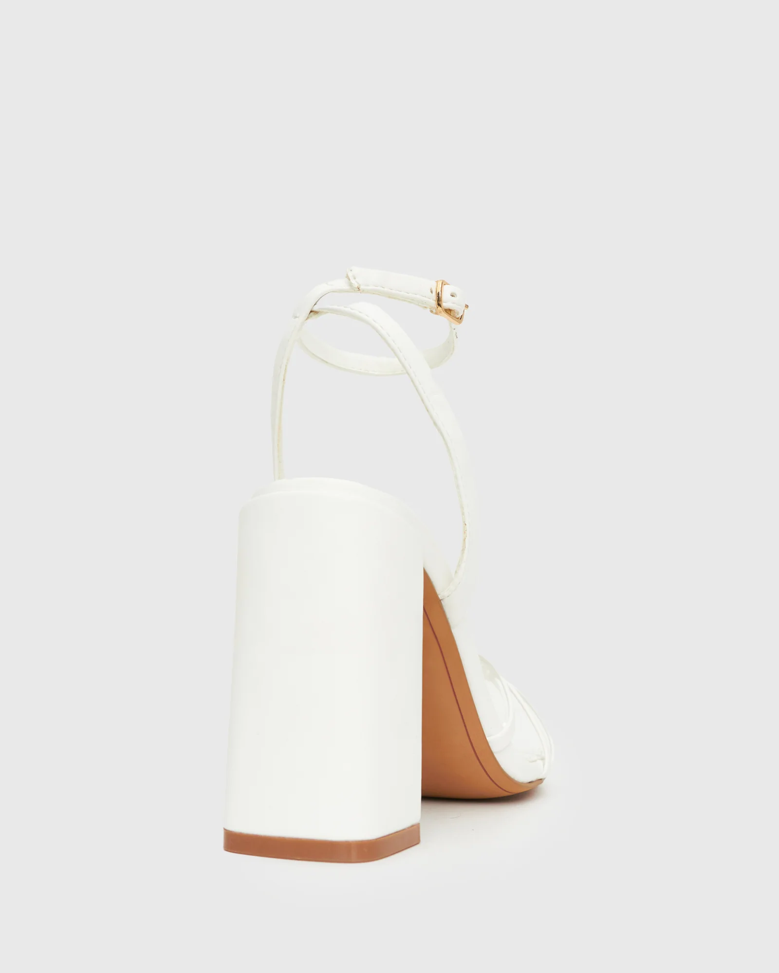 SOLANA Strappy High Block Heel Sandals - Image 4