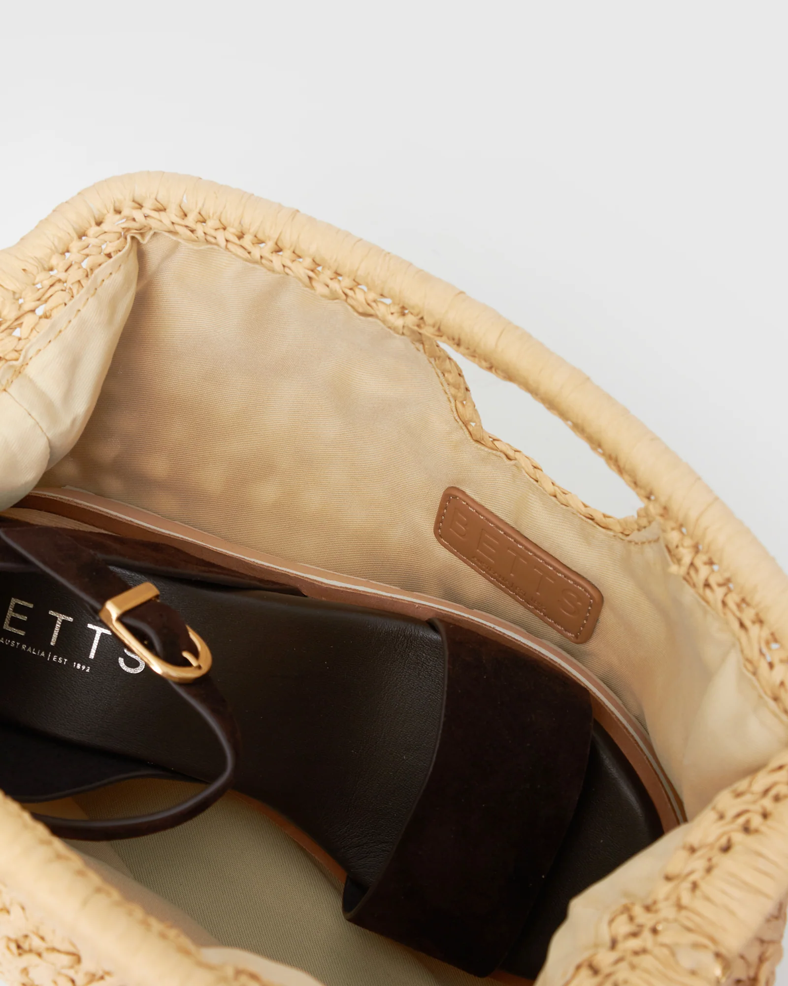 SPAINARD Raffia Clutch Bag - Image 3