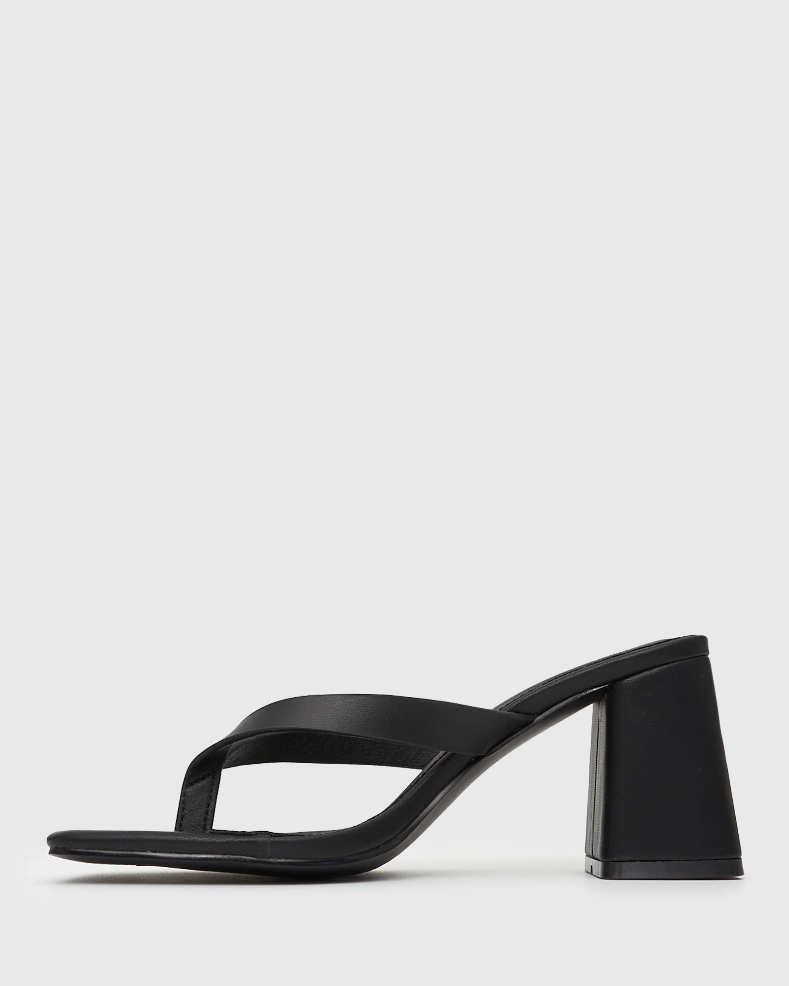 SUNDOWNER Leather Thong Mule Sandals - Image 3
