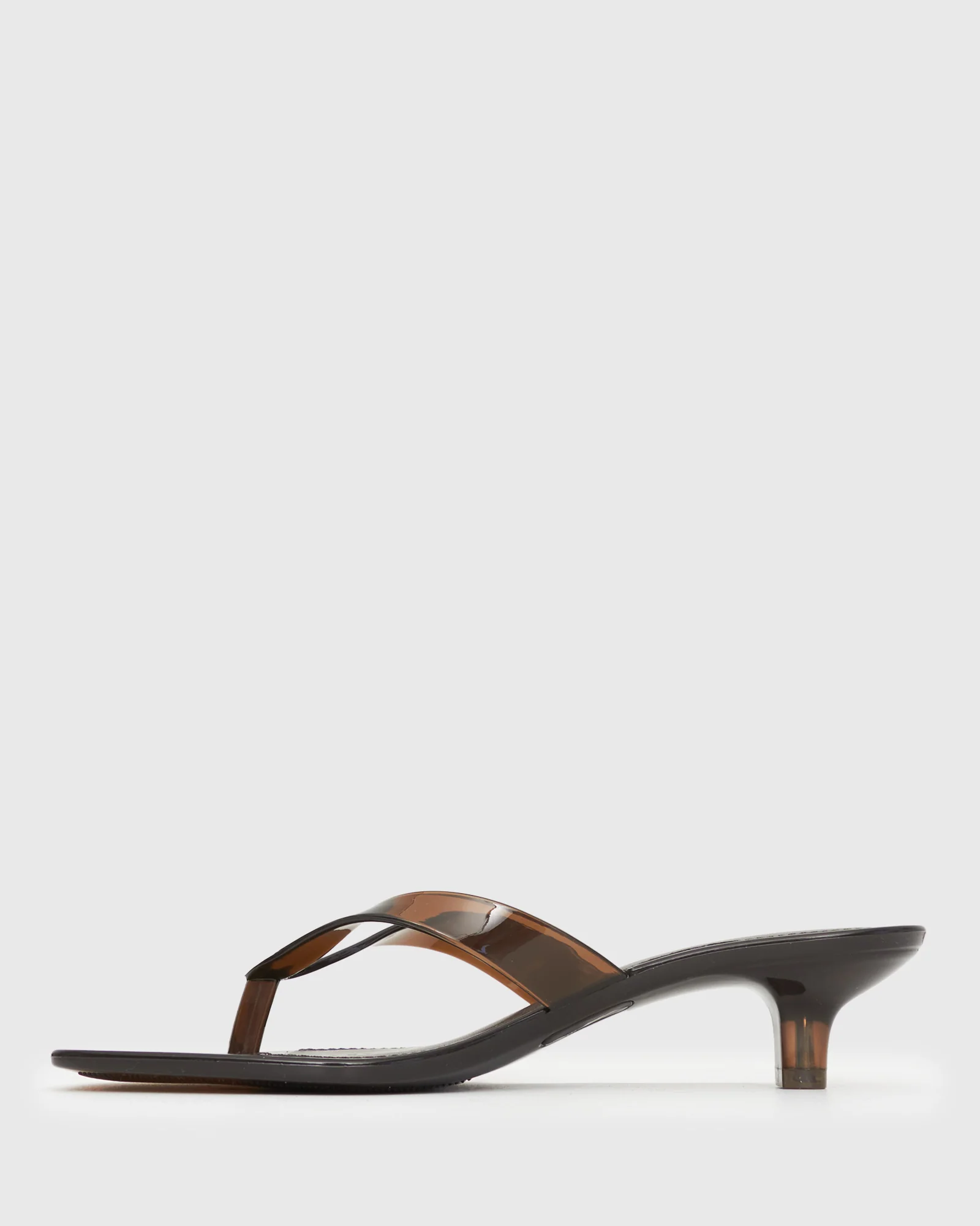 TYLA Jelly Kitten Heel Thong Sandals - Image 3