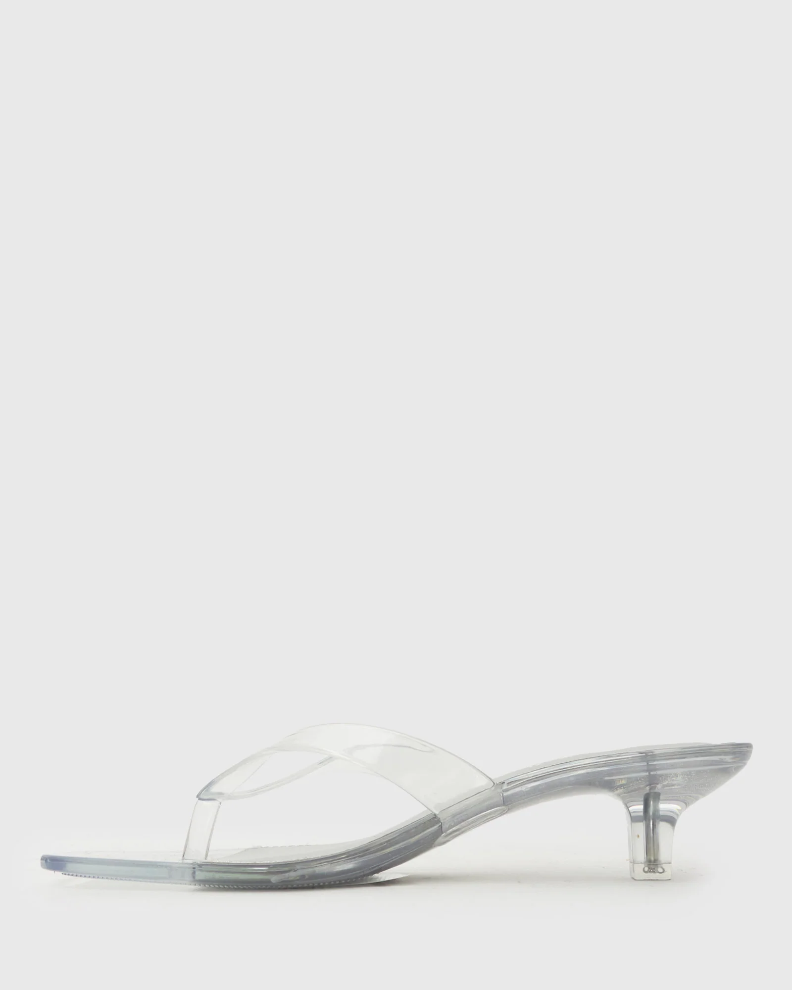 TYLA Jelly Kitten Heel Thong Sandals - Image 3