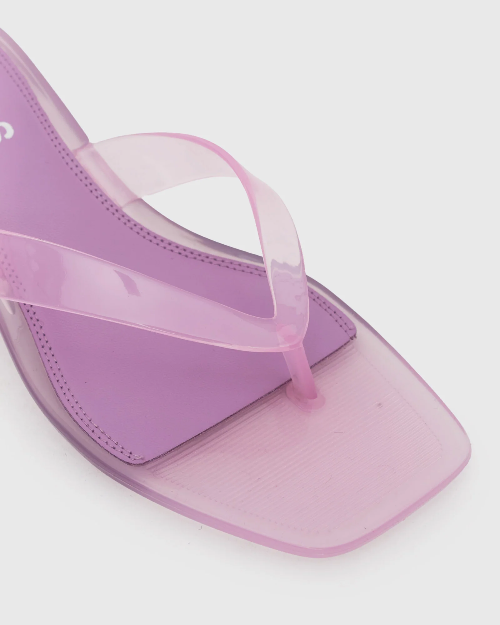 TYLA Jelly Kitten Heel Thong Sandals - Image 3