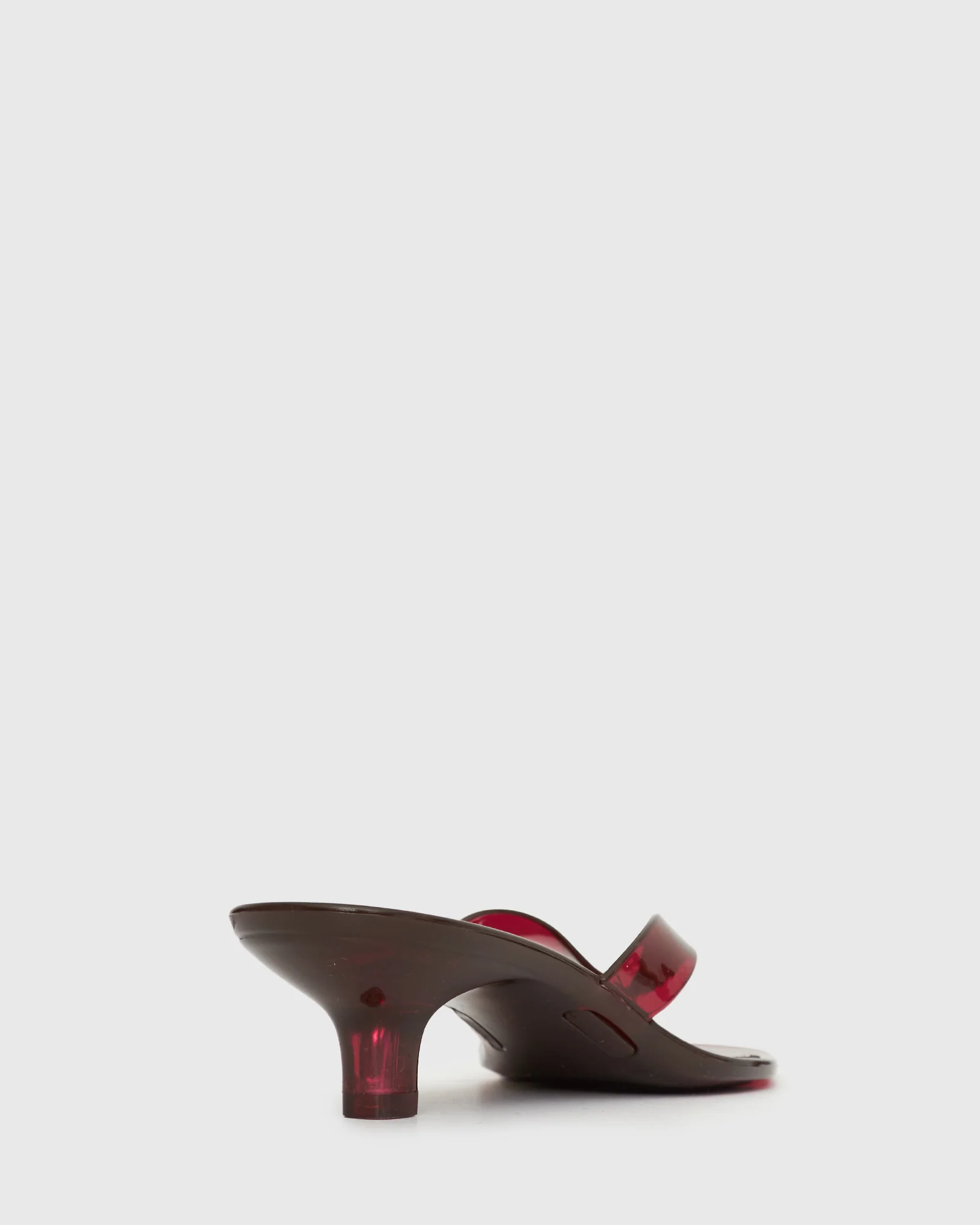 TYLA Jelly Kitten Heel Thong Sandals - Image 4