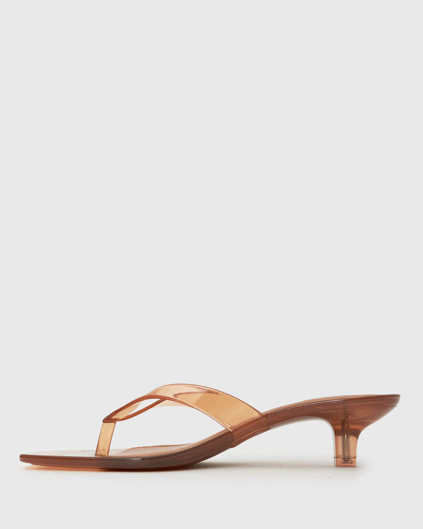TYLA Jelly Kitten Heel Thong Sandals - Image 3