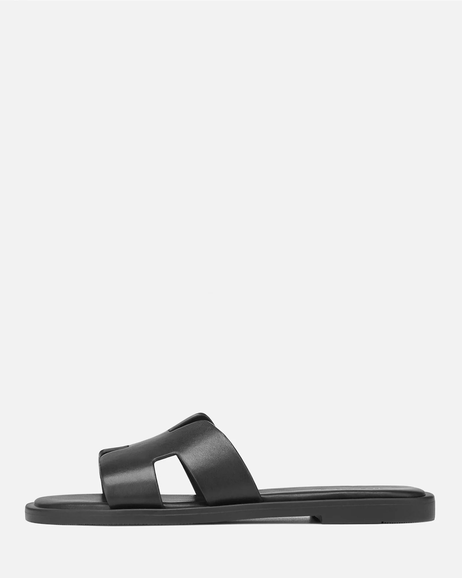 VIV Leather Flat Sandals - Image 5