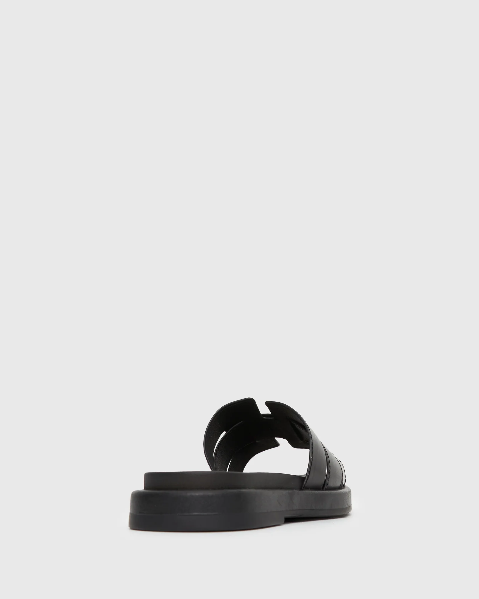 Wider Fit BELLA Leather Flat Slides - Image 4
