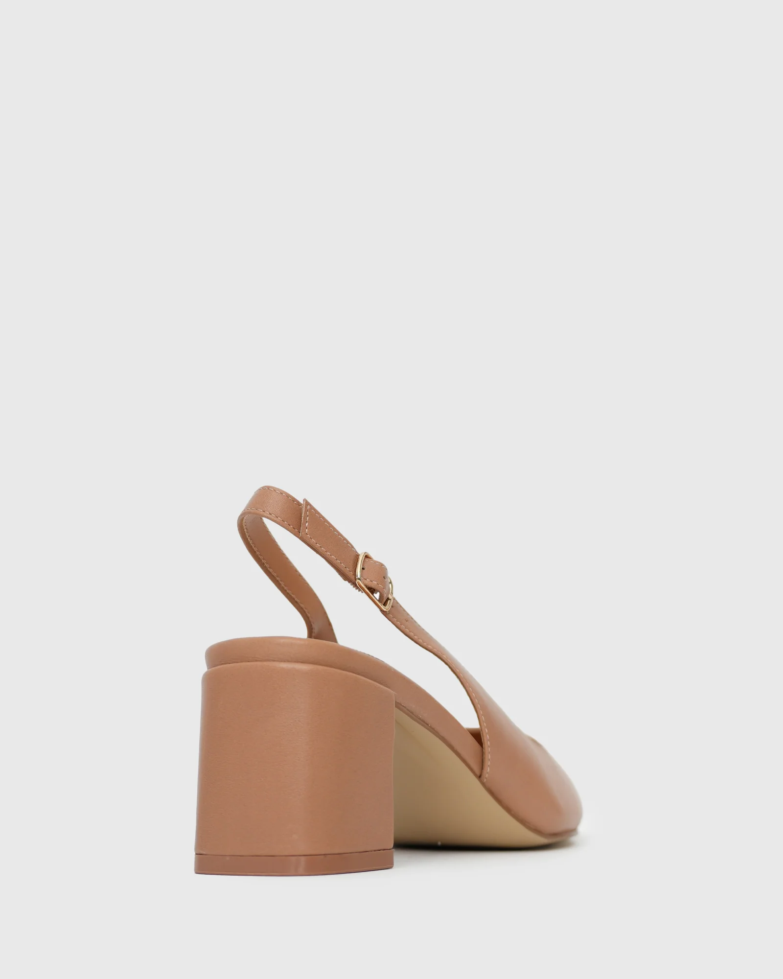 Wider Fit KENDRA Leather Pointed Toe Slingback Pumps - Image 4