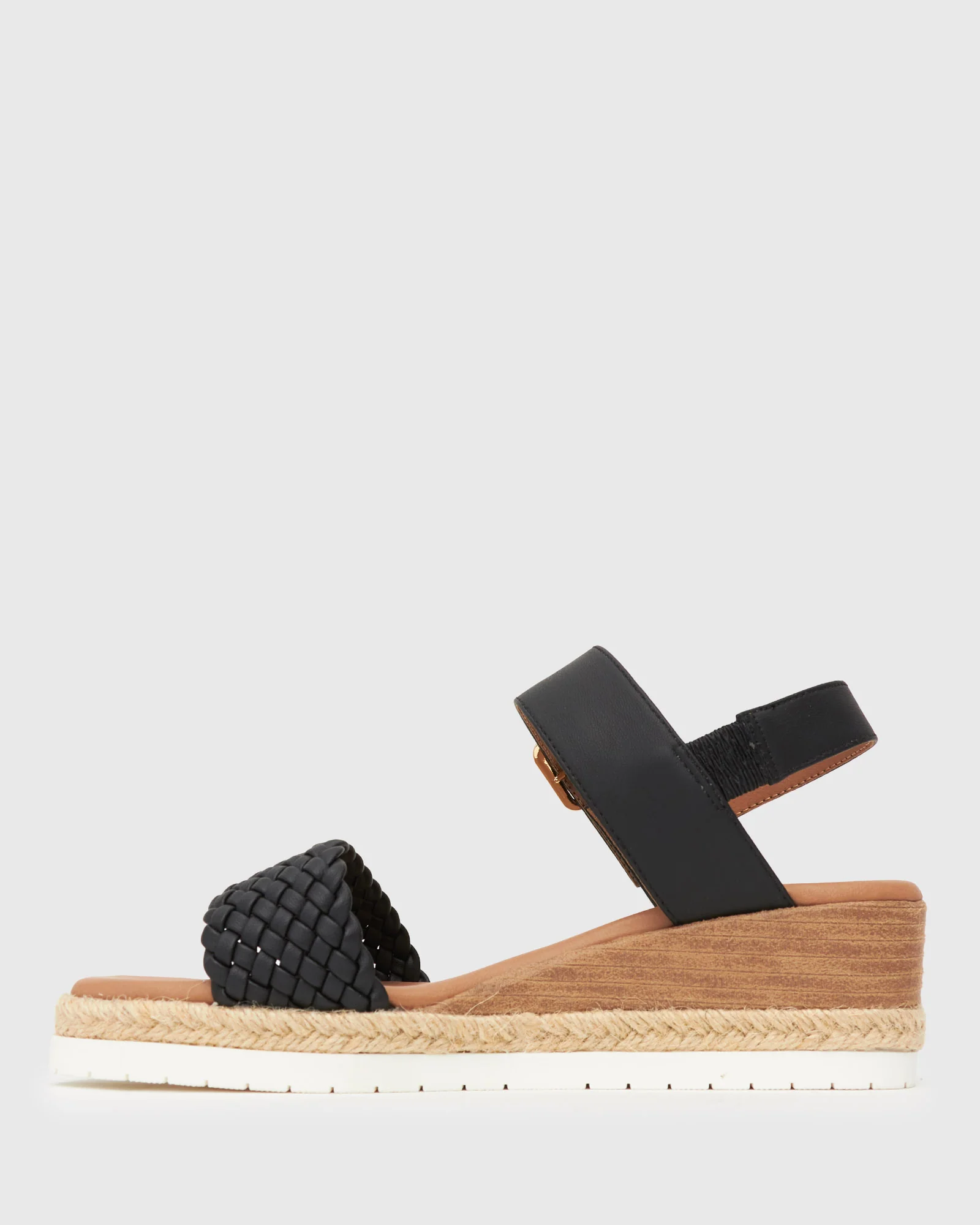 Wider Fit KENZIE Vegan Low Wedge Sandals - Image 3