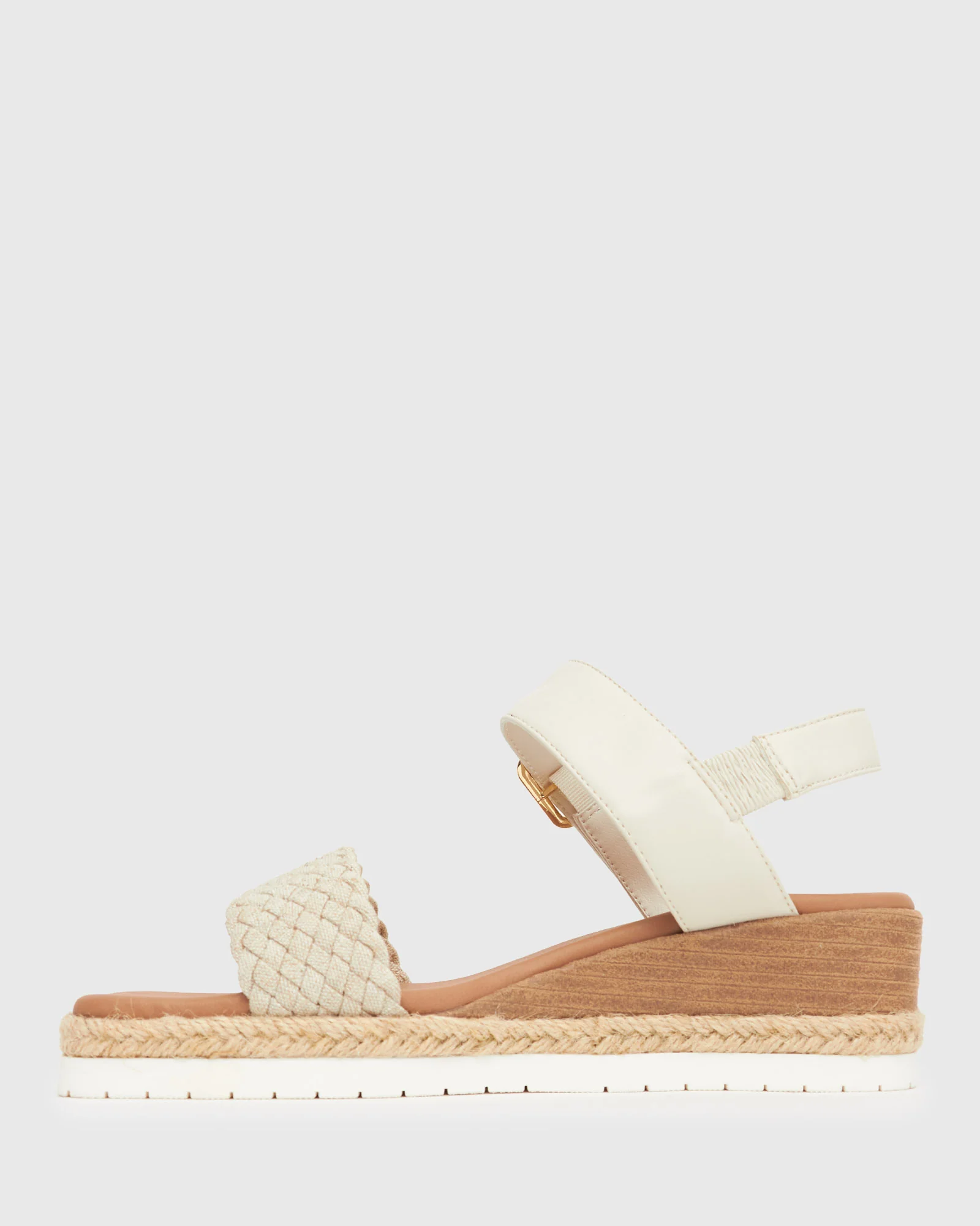 Wider Fit KENZIE Vegan Low Wedge Sandals - Image 4